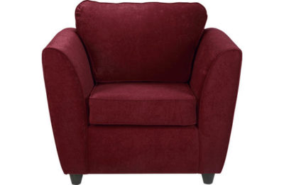 HOME Eleanor Fabric Chair - Wine